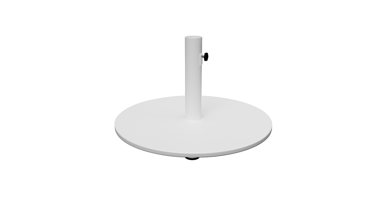 Heavy Duty Steel Powder Coated 50lb Round Umbrella Base w/ 1.62" Hole