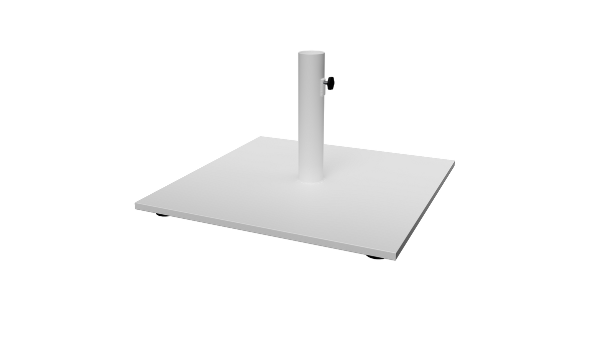 Heavy Duty Steel Powder Coated 60lb Square Umbrella Base w/ 1.62" Hole