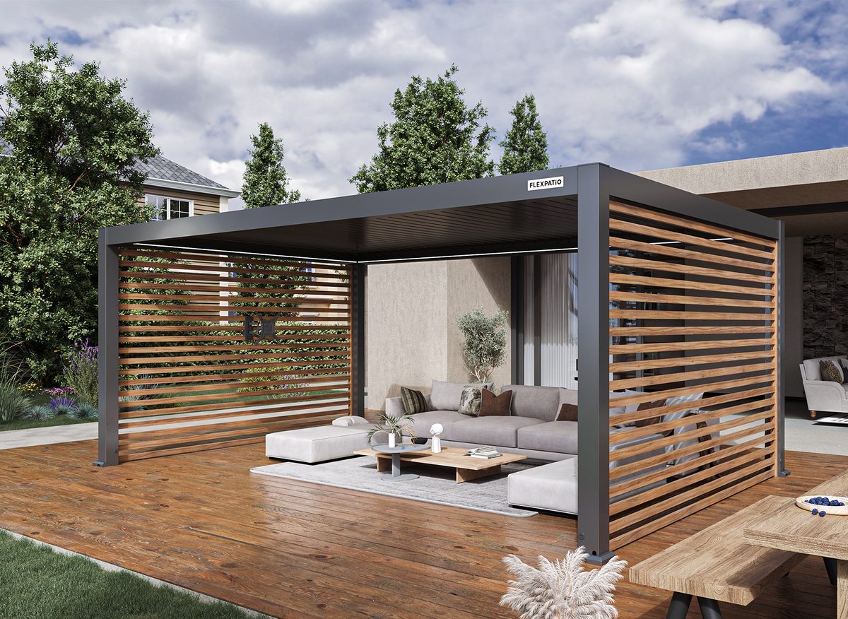 Wood-Grain Slat Walls