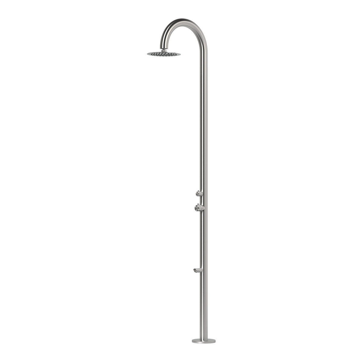 Sierra Freestanding Outdoor Shower with Foot Wash