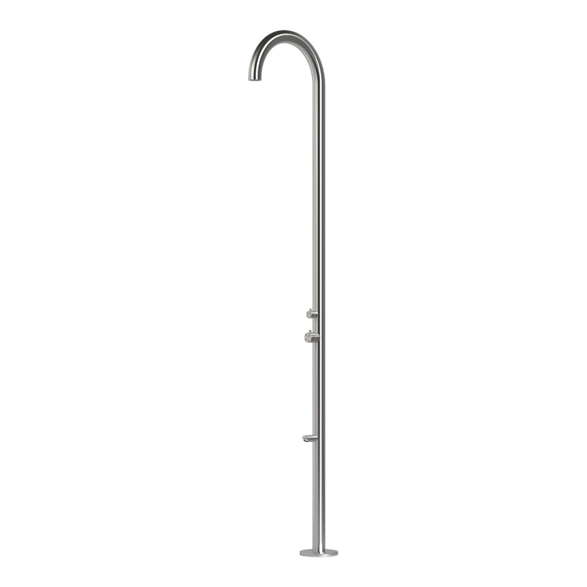 Teton Freestanding Outdoor Shower with Foot Wash