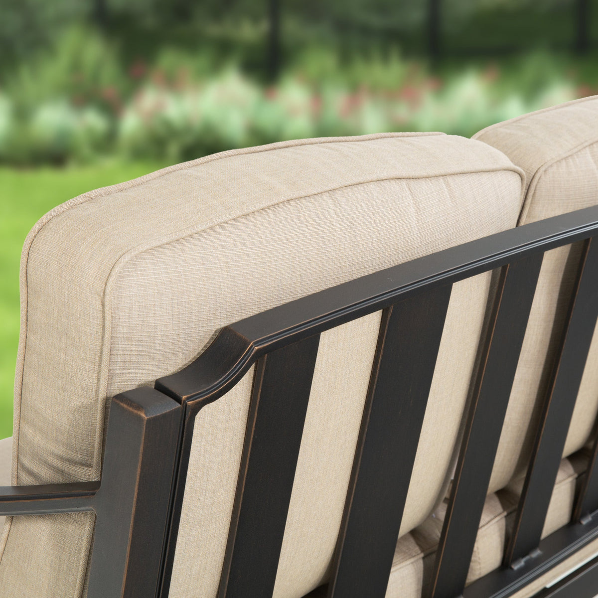 Tamarin 5 Pieces Aluminum Patio Conversation Set With Swivel Chair