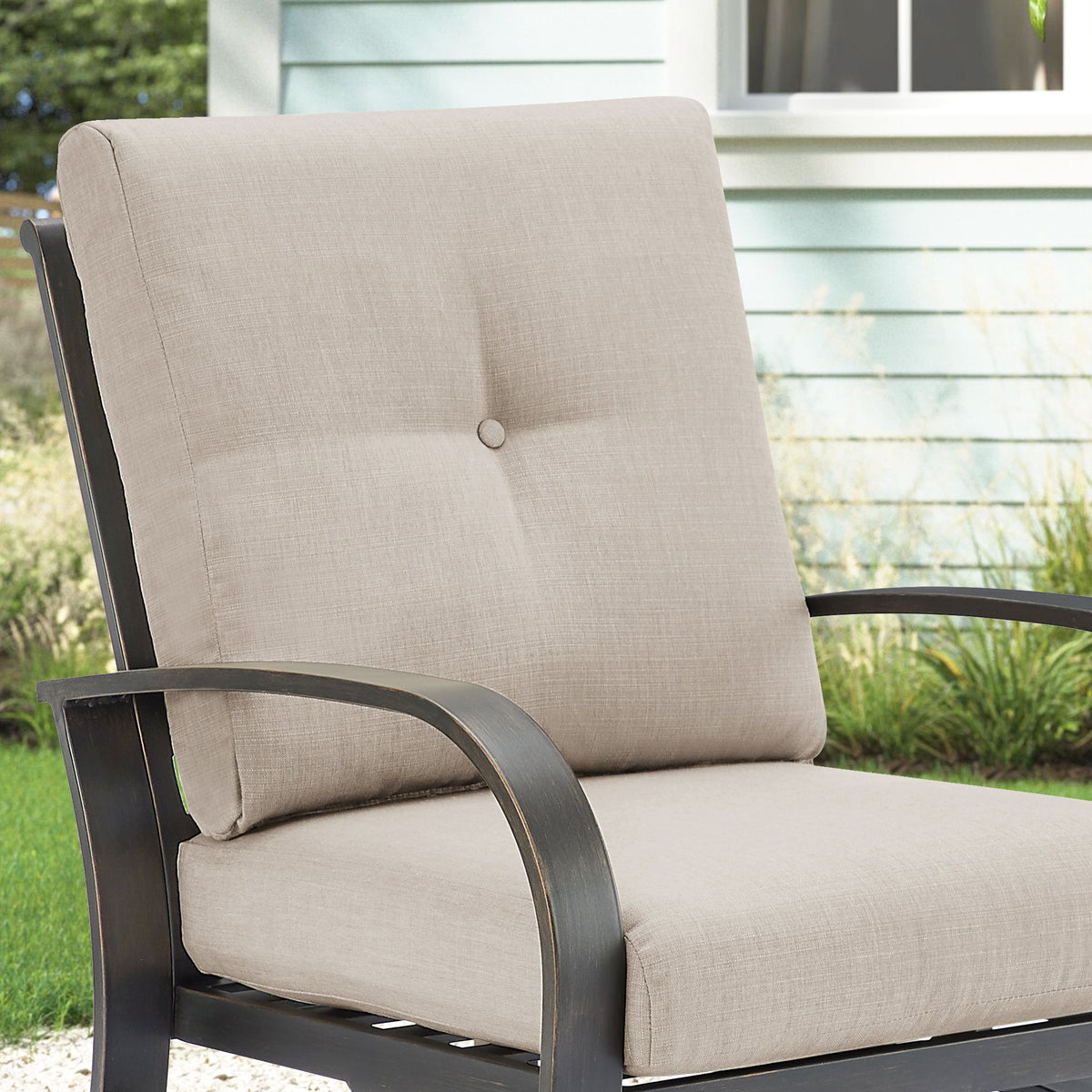 Chamber 4-Person Patio Swivel Chair Sets With Round Coffee Table