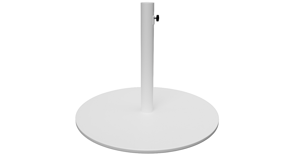 Heavy Duty Steel Powder Coated 65lb Round Umbrella Base w/ 1.62" Hole