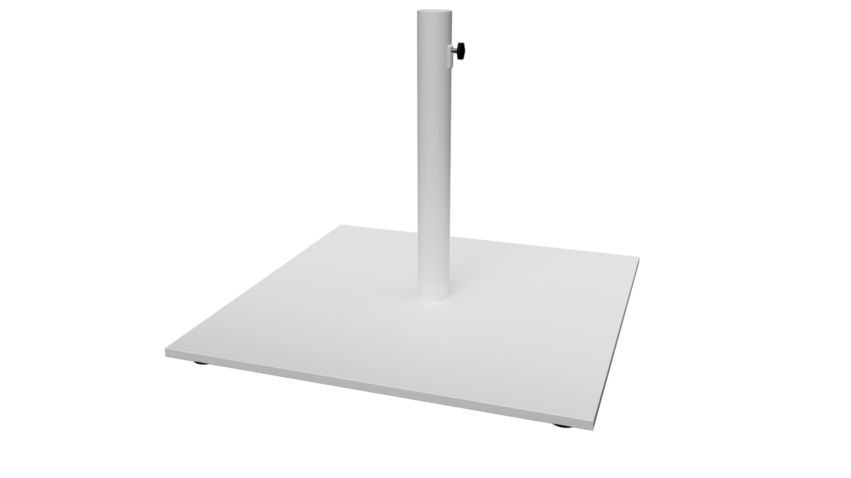 Heavy Duty Steel Powder Coated 105lb Square Umbrella Base w/ 1.62" Hole