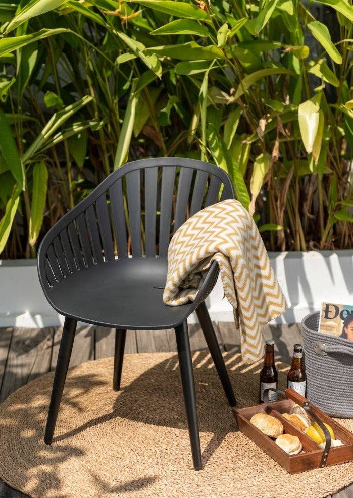 Nassau Resin and Aluminum Chairs - 4 Piece