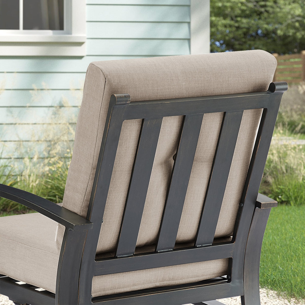 Chamber 5 Pieces Aluminum Patio Sofa Sets with Sunbrella® Cushions