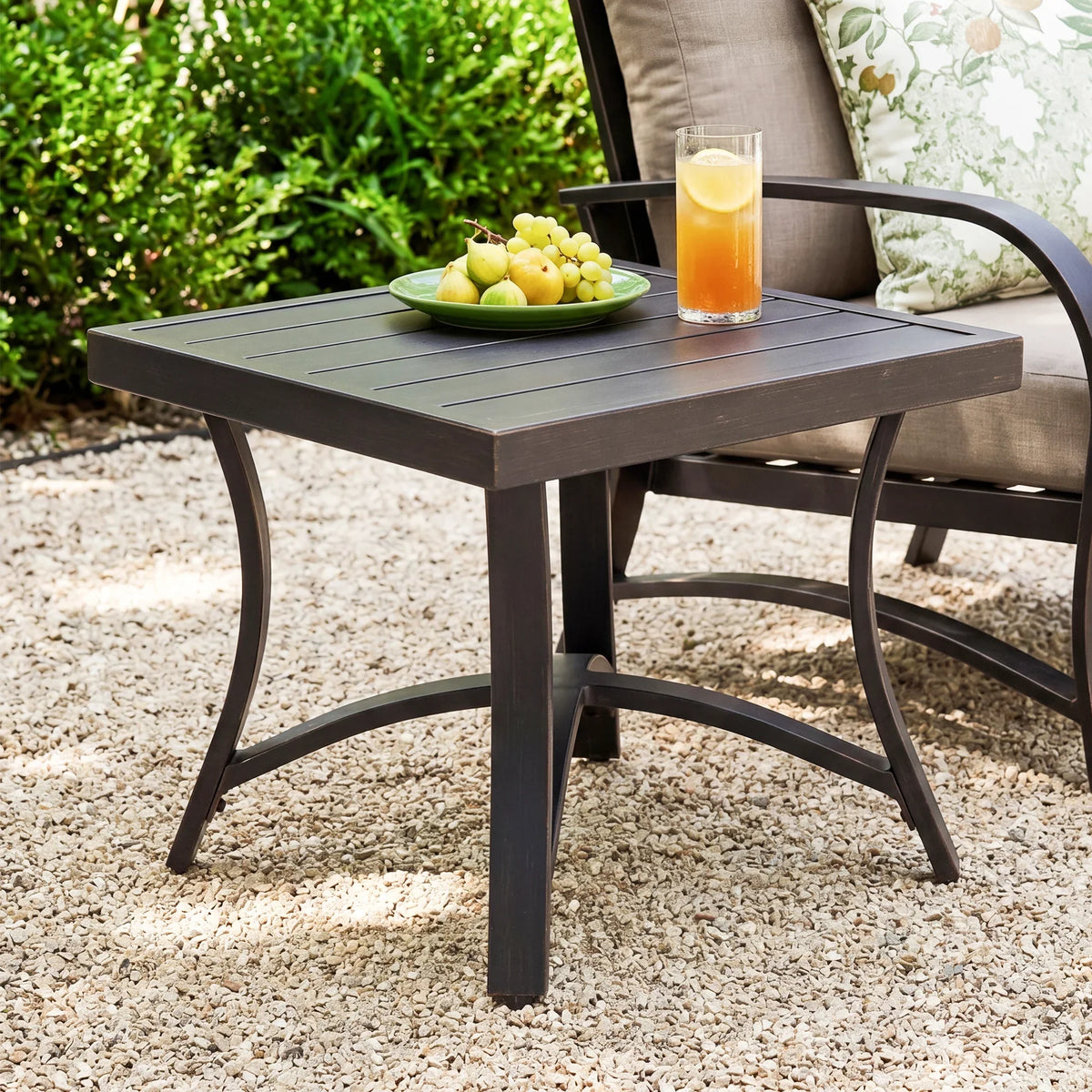 Chamber 5 Pieces Aluminum Patio Sofa Sets with Sunbrella® Cushions