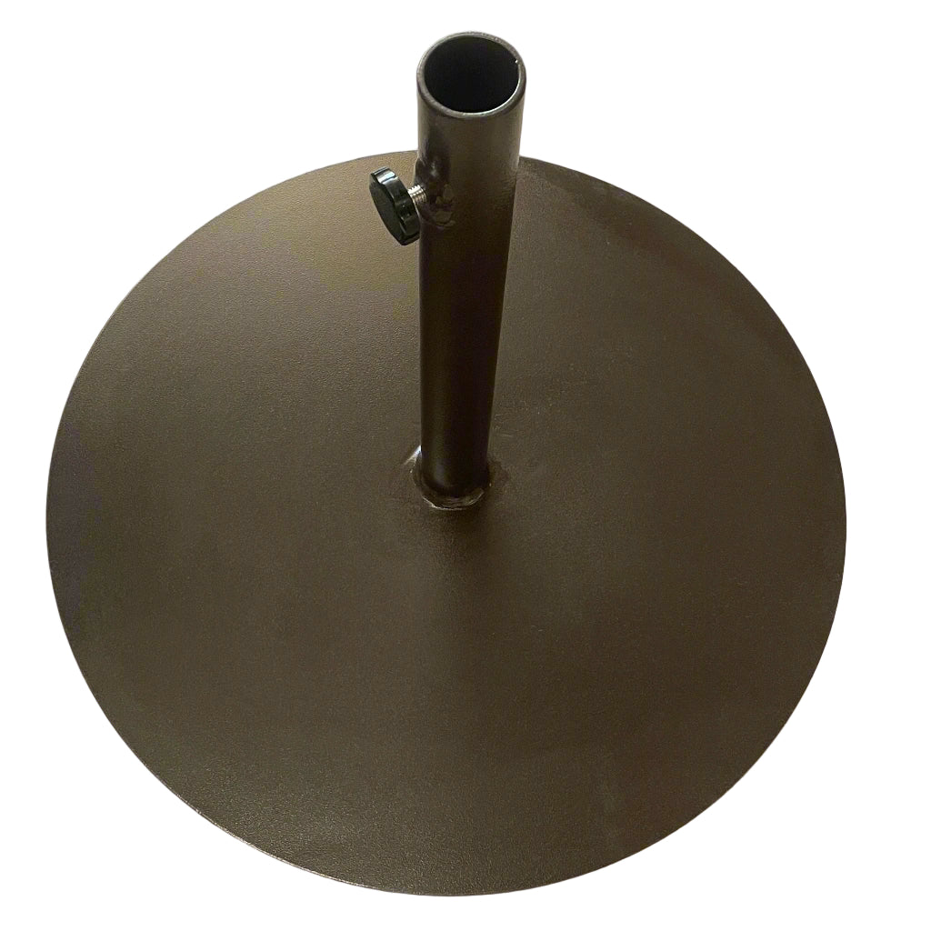 Heavy Duty Steel Powder Coated 65lb Round Umbrella Base w/ 1.62" Hole