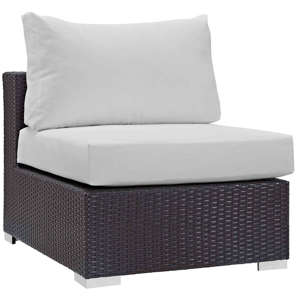 Patio Elegance Outdoor Sectional Set - 10-Piece Convene Lounge Set by Modway