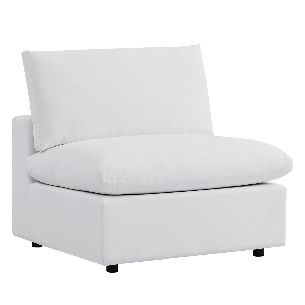 Commix Outdoor Sectional Sofa 5 Piece Sunbrella® White Collection at Patio Elegance