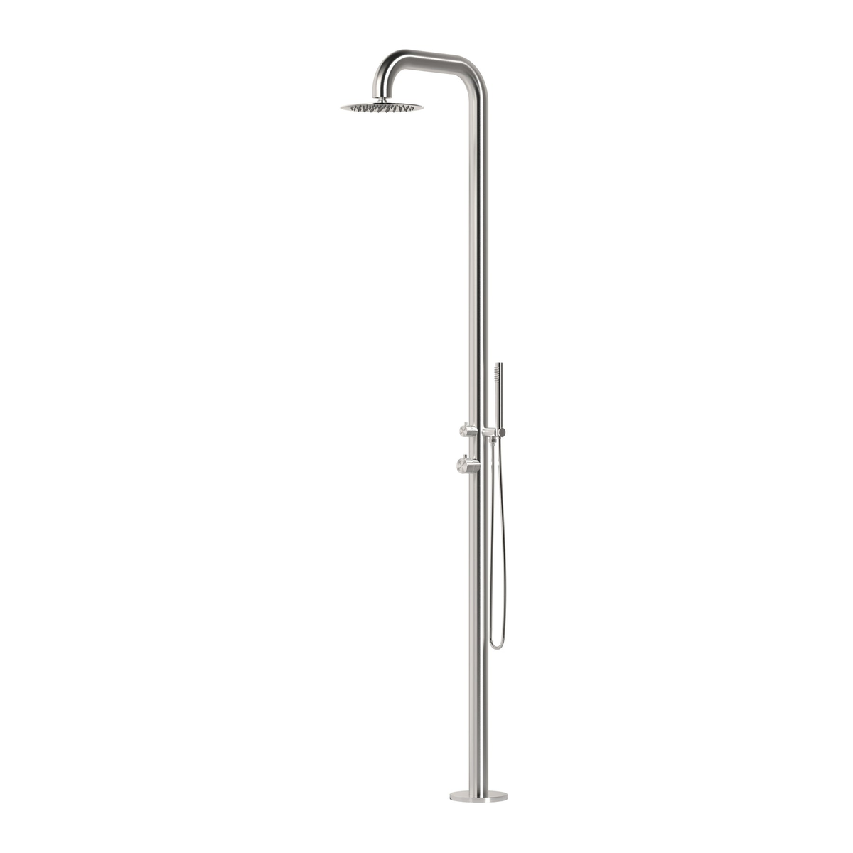 Atlas Freestanding Outdoor Shower with Handheld