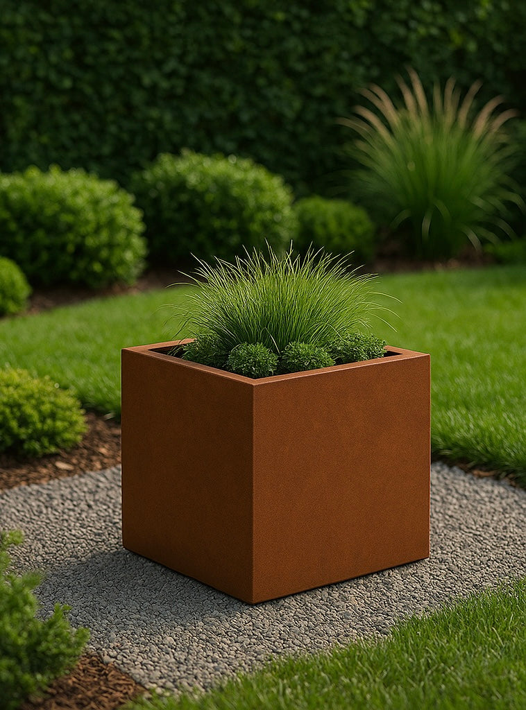 Square Steel Planters