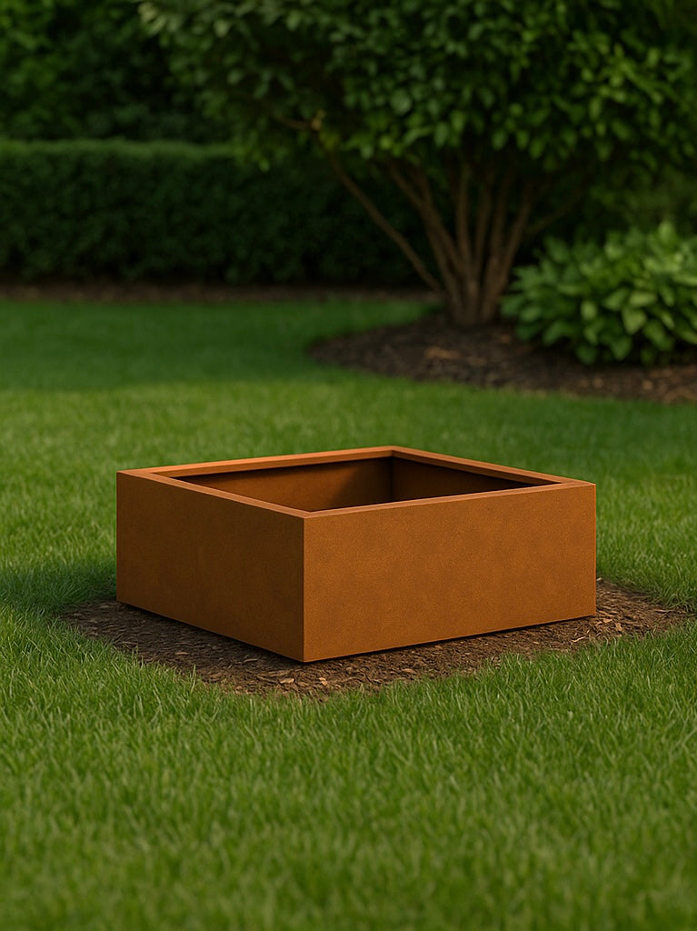 Square Steel Planters
