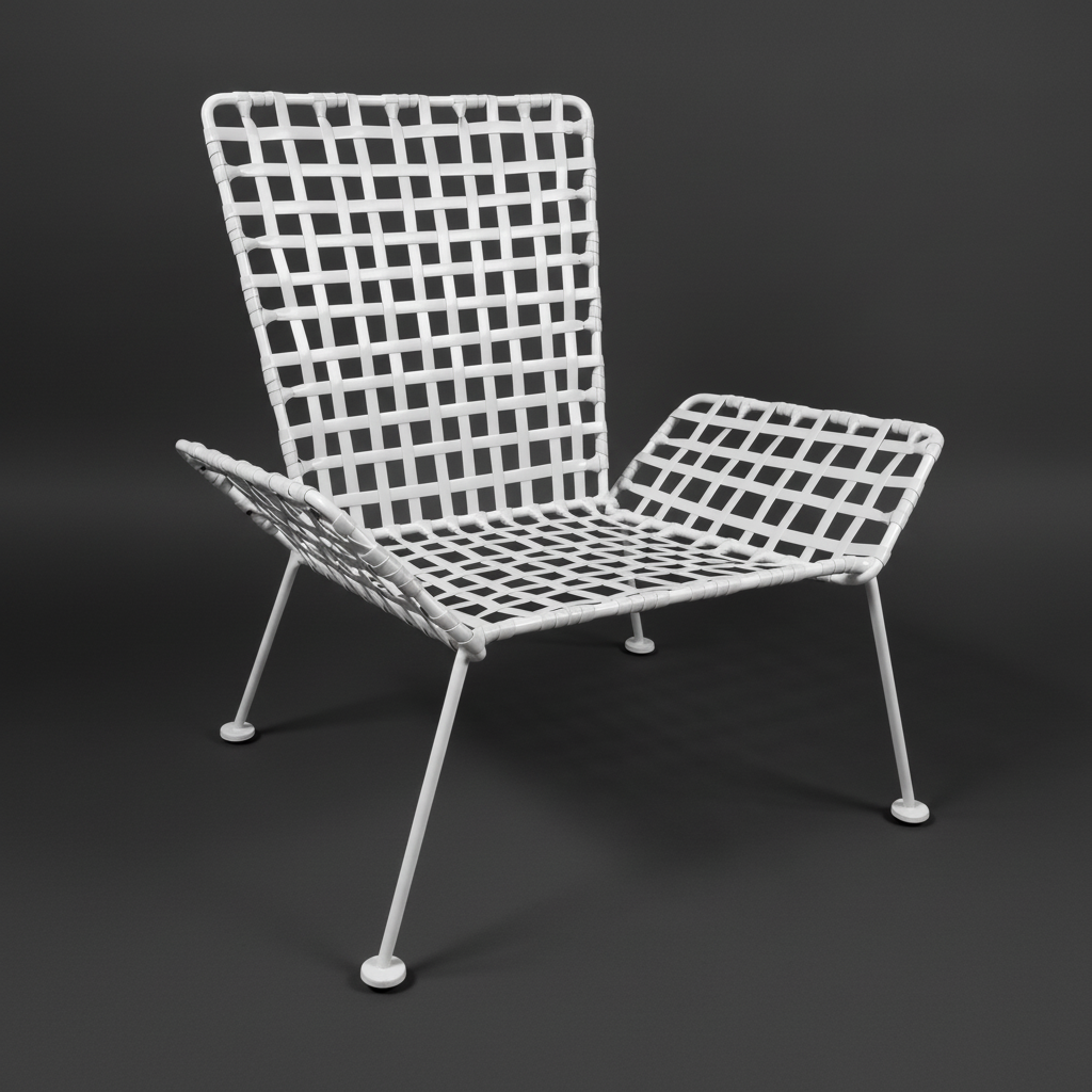 Gulf Lace Lounge Chair with Cushion Set