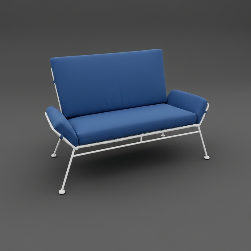 Gulf Lace Loveseat with Cushion Set