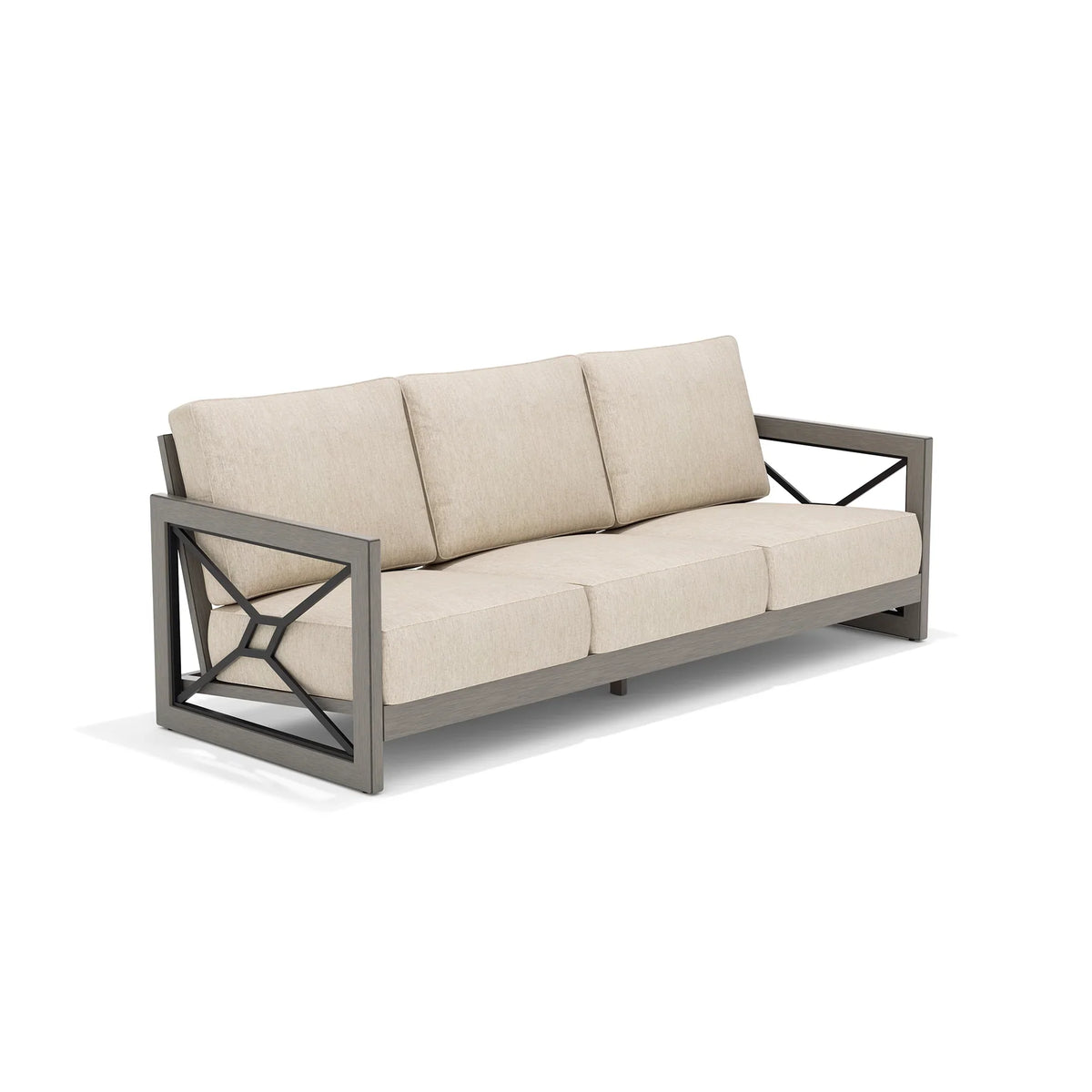 Marindo 6 Piece Outdoor Sofa Set With Swivel Chair and Ottoman