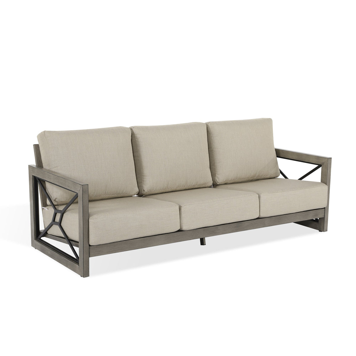 Marindo 6 Piece Outdoor Convertibale Sectional Sofa Set With 2 Ottoman