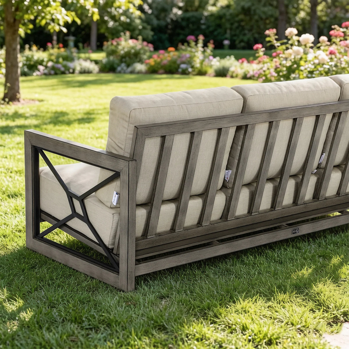 Marindo 6 Piece Outdoor Convertibale Sectional Sofa Set With 2 Ottoman