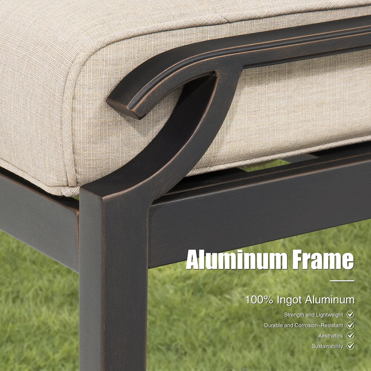 Tamarin 5-Piece Outdoor Swivel Chair Set