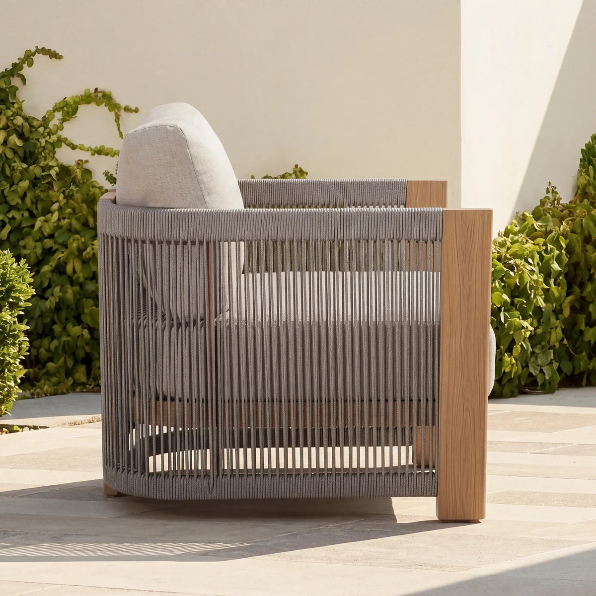 Positano 5-Piece Aluminum Outdoor Seating Set with Sunbrella® Cushions
