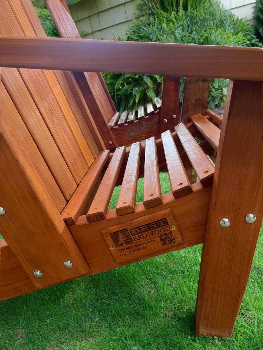 Redwood Adirondack Chair
