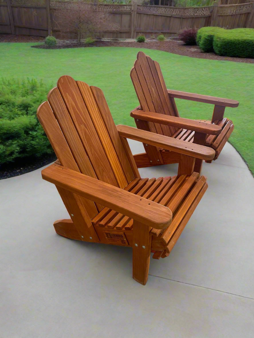 Redwood Adirondack Chair