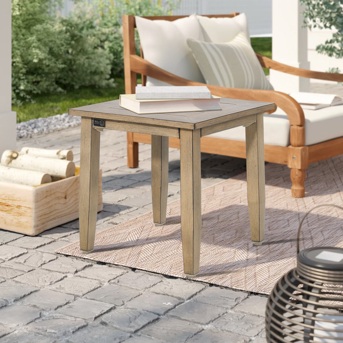 Hamarto 5 Pieces Aluminum Patio Bistro Set With Ottoman