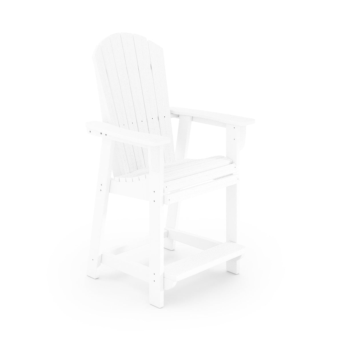 SoPoly St Simons Fan Back Counter Chair (Premium)