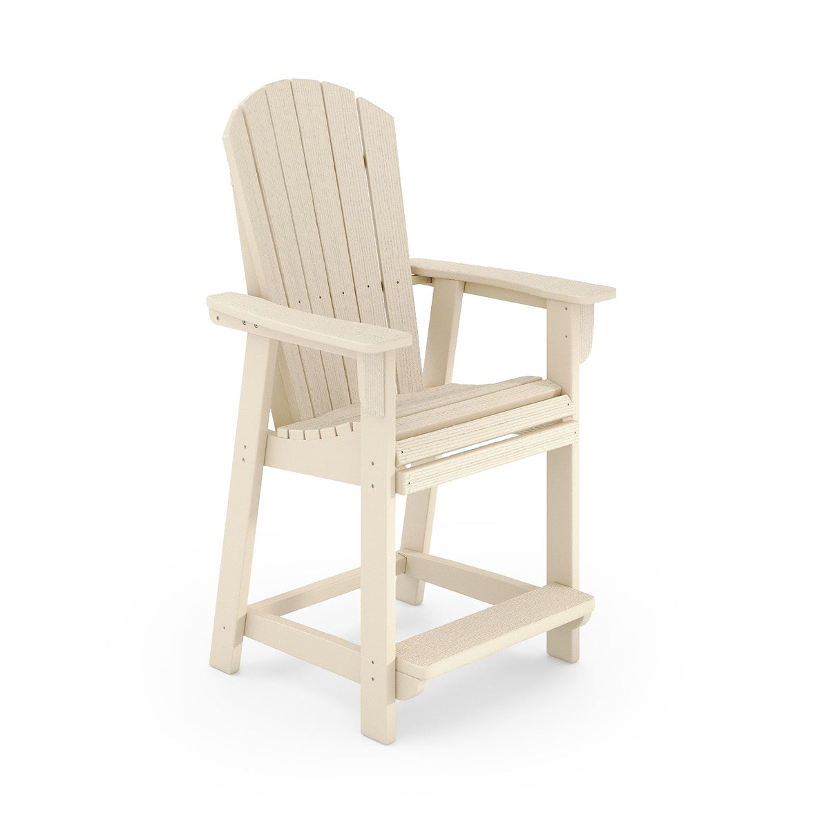 SoPoly St Simons Fan Back Counter Chair (Premium)