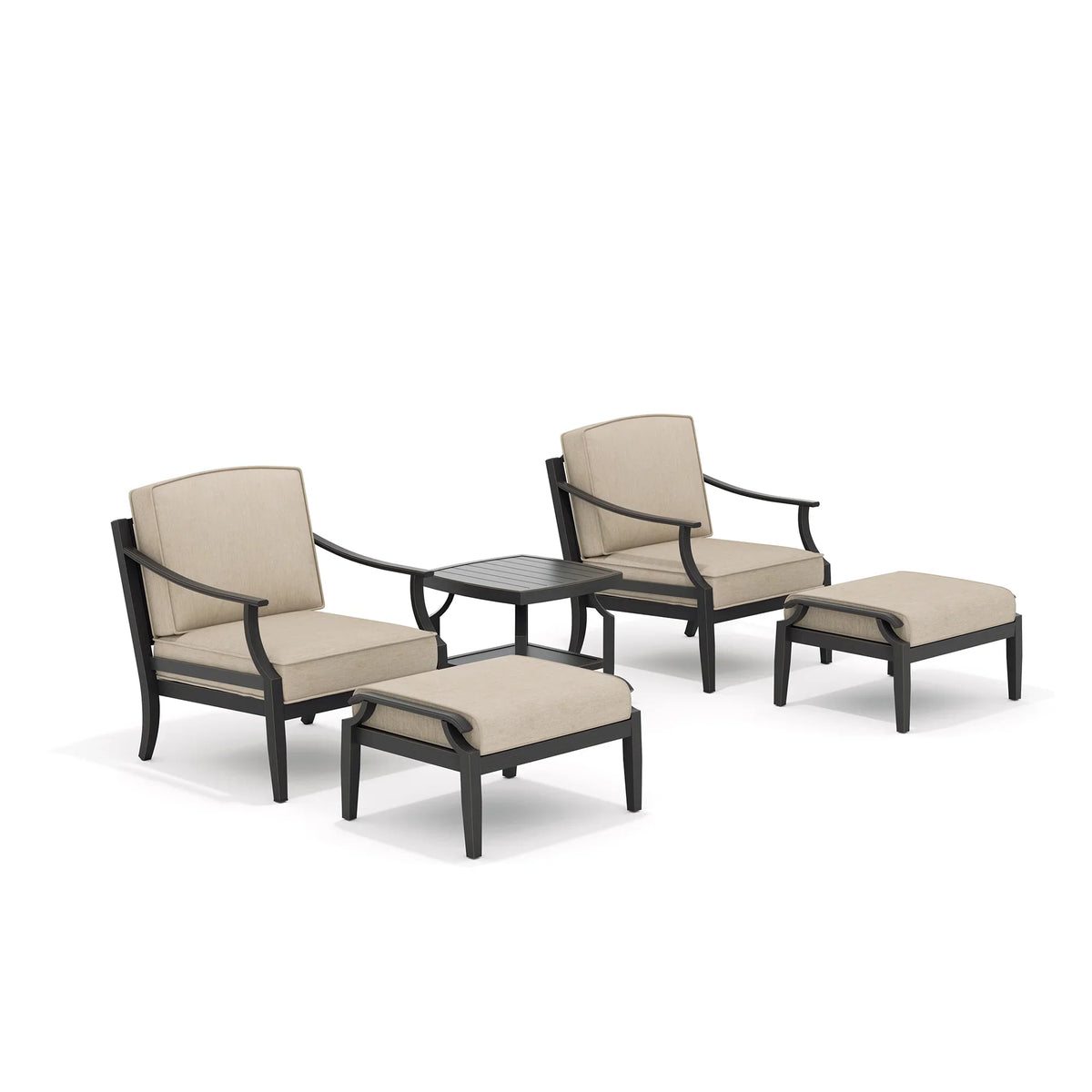 Tamarin 5-Piece Outdoor Armchair Set