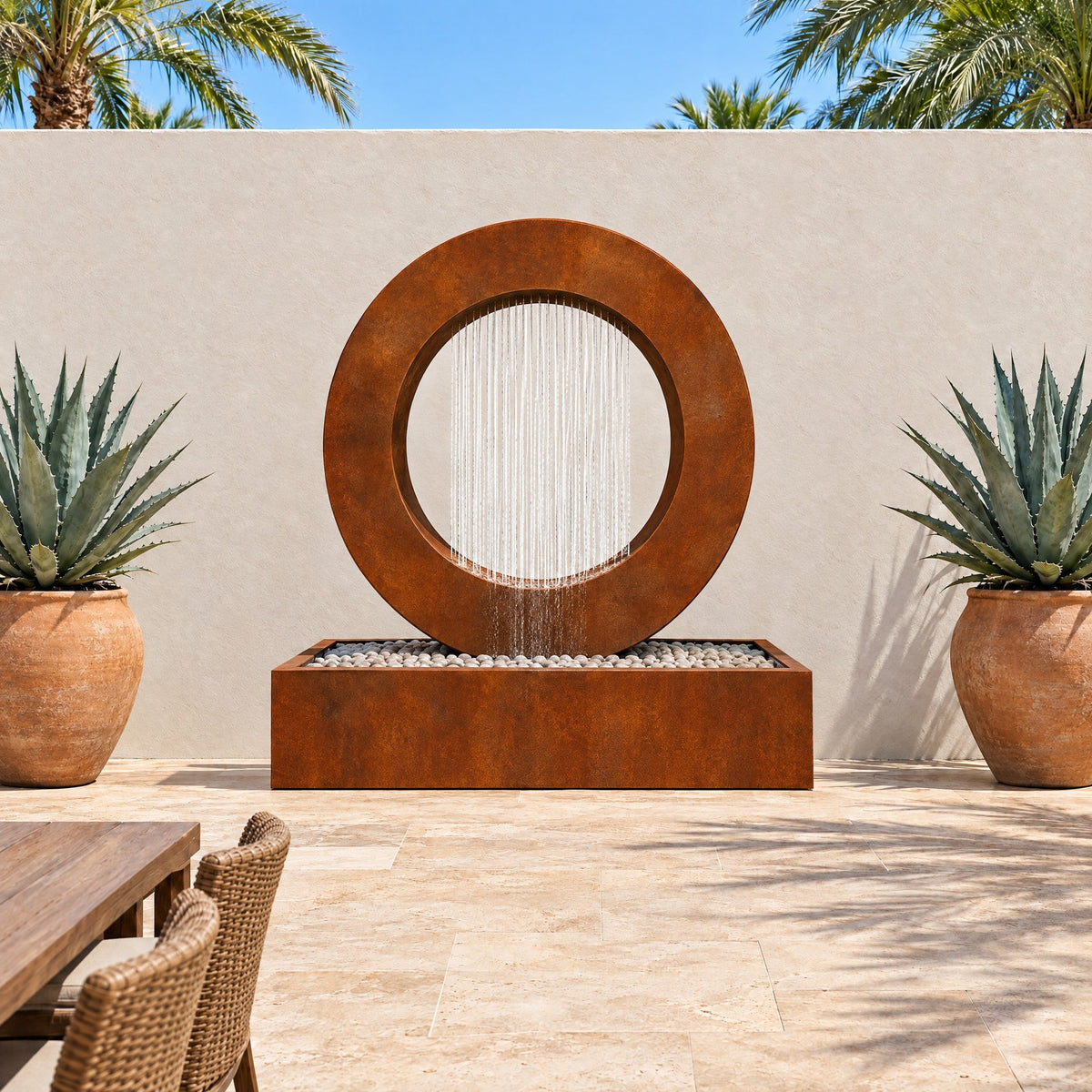 Halo Rain Curtain Fountain