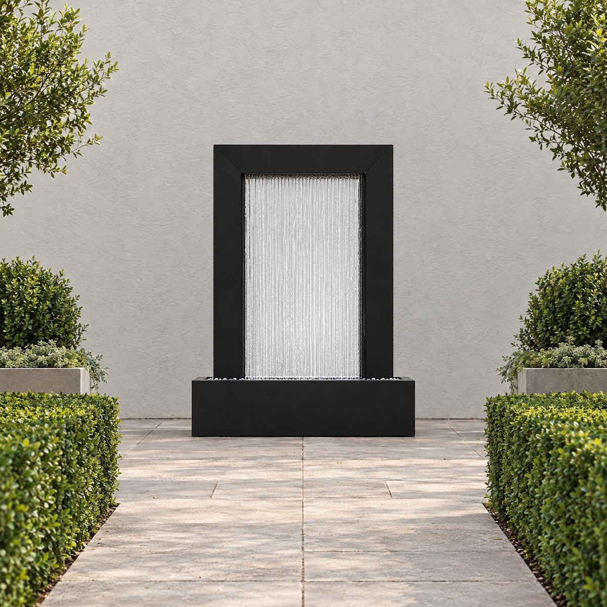 Serenity Frame Rain Curtain Fountain