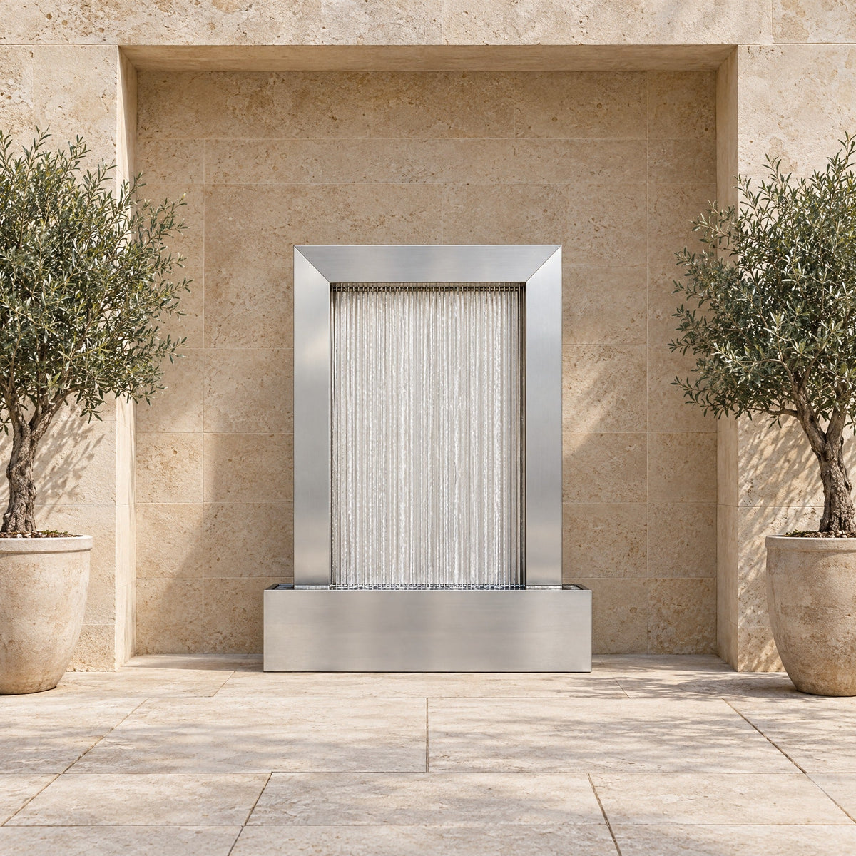 Serenity Frame Rain Curtain Fountain