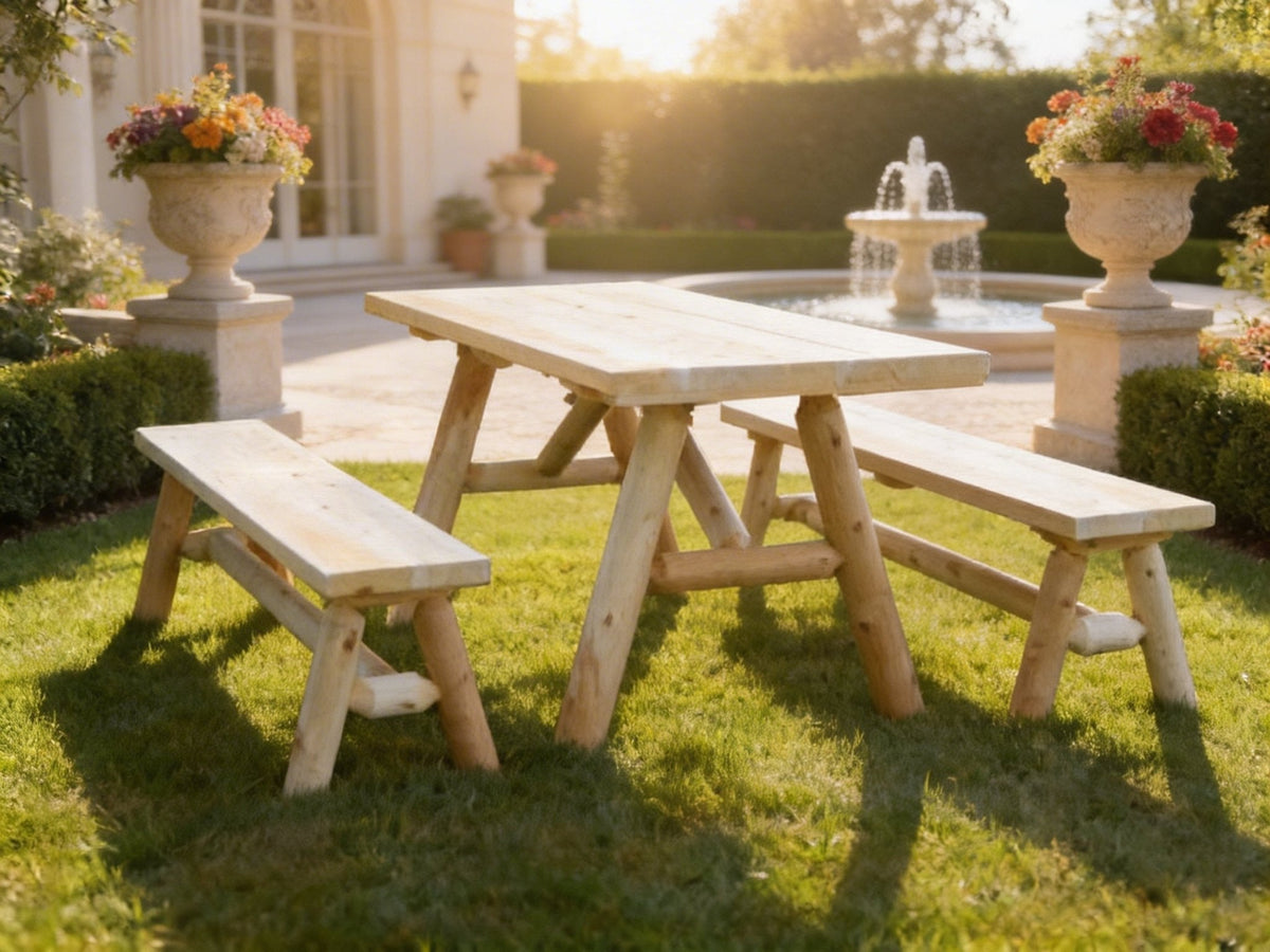 Solid Wood Farmhouse Dining Table