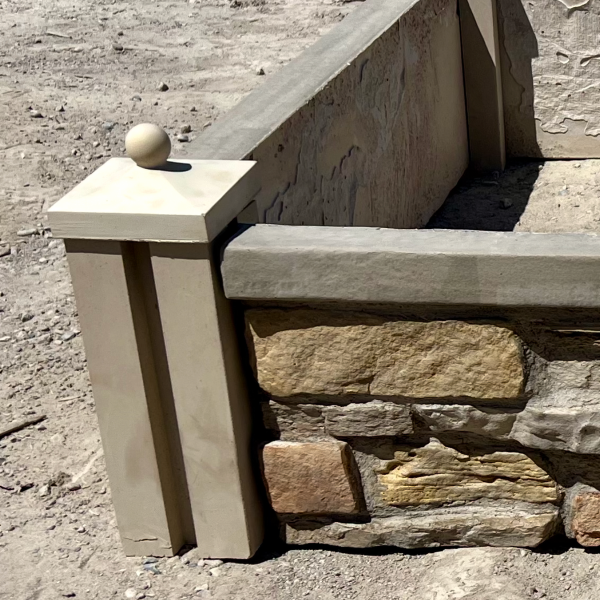 GFRC Prefabricated Garden Bed – Stackstone Finish
