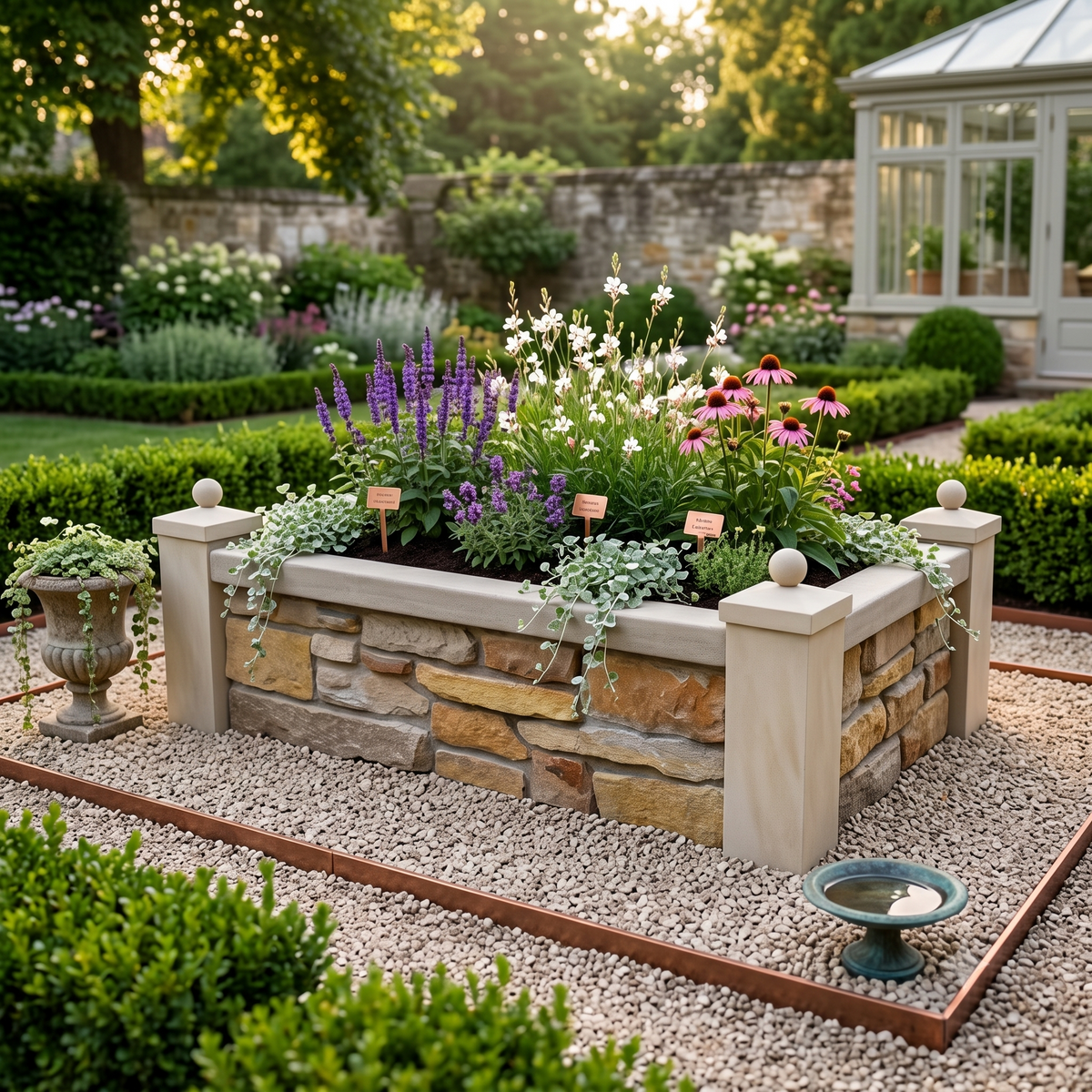 GFRC Prefabricated Garden Bed – Stackstone Finish