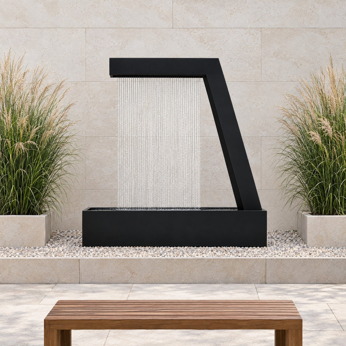 Zura Flow Rain Curtain Fountain