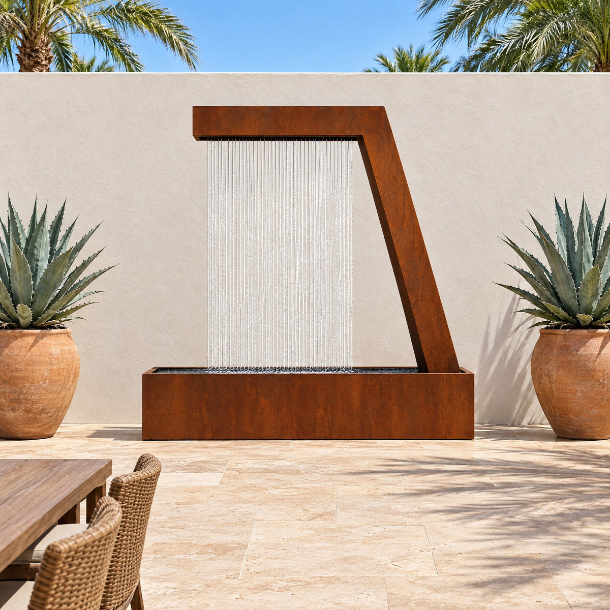 Zura Flow Rain Curtain Fountain