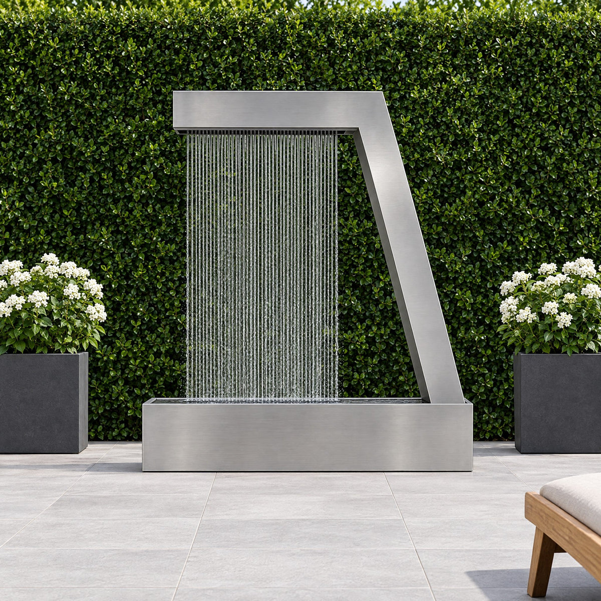 Zura Flow Rain Curtain Fountain